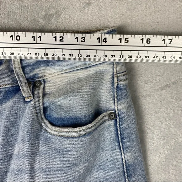 Hidden Jeans Women's 30 Light Blue Nori High Waist Cropped Wide Leg - Picture 5 of 8